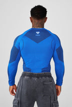 SUPERMAN COMPRESSION LONGSLEEVES-8066 (BLUE)