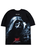 DARK POWER “SIDE BY SIDE” SERIES PREMIUM OVERSIZED TEEIN BLACK