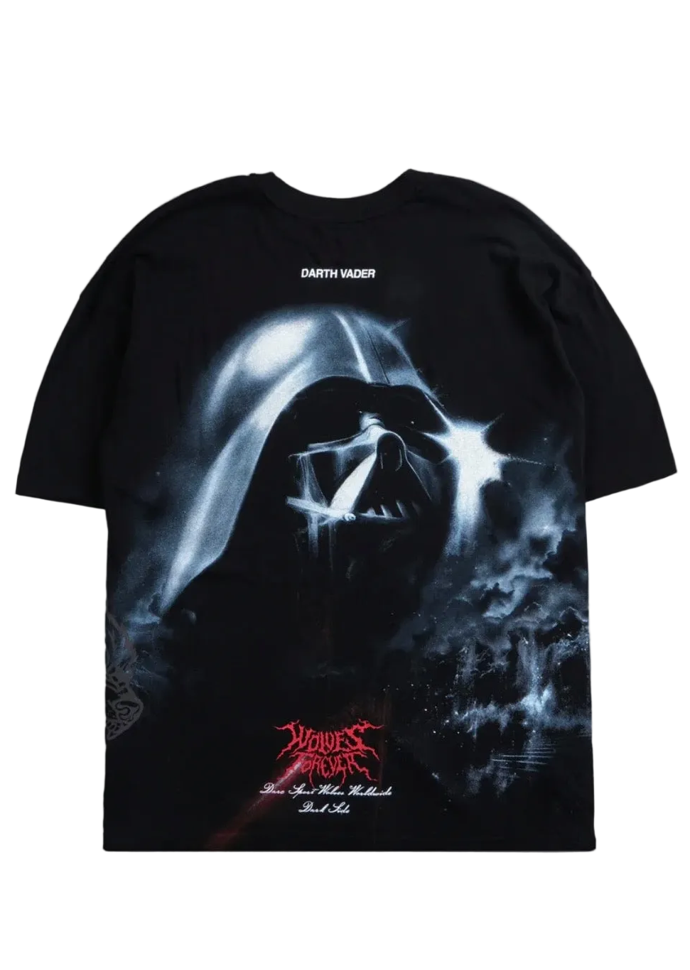 DARK POWER “SIDE BY SIDE” SERIES PREMIUM OVERSIZED TEEIN BLACK