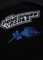 ROWDY BLUE AMERICAN CLASSIC OVERSIZED TEE IN VINTAGE BLACK
