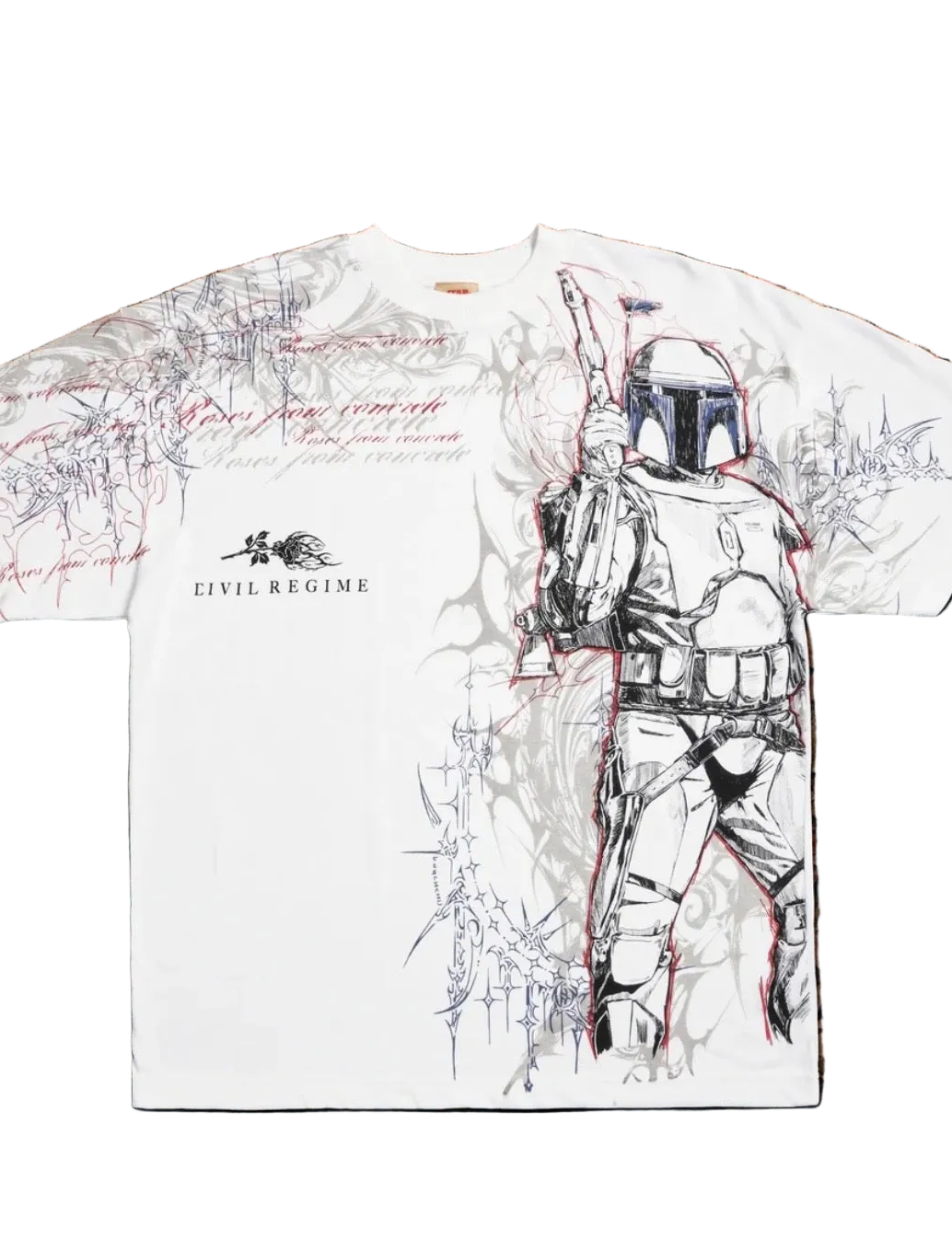 THE MARKSMAN AMERICAN CLASSIC OVERSIZED TEE IN BUTTER