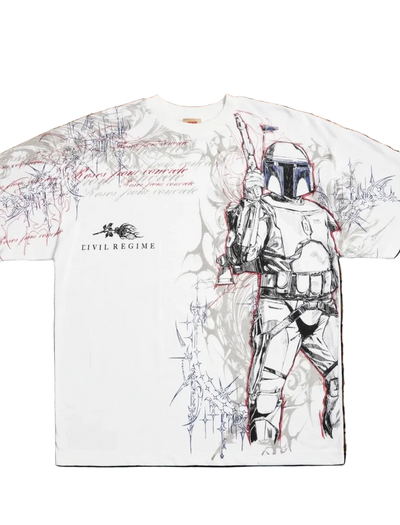THE MARKSMAN AMERICAN CLASSIC OVERSIZED TEE IN BUTTER