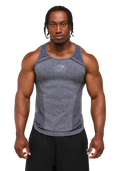 GYMSHARK DEVANT SEAMLESS TANK (HEAVY BLUE)