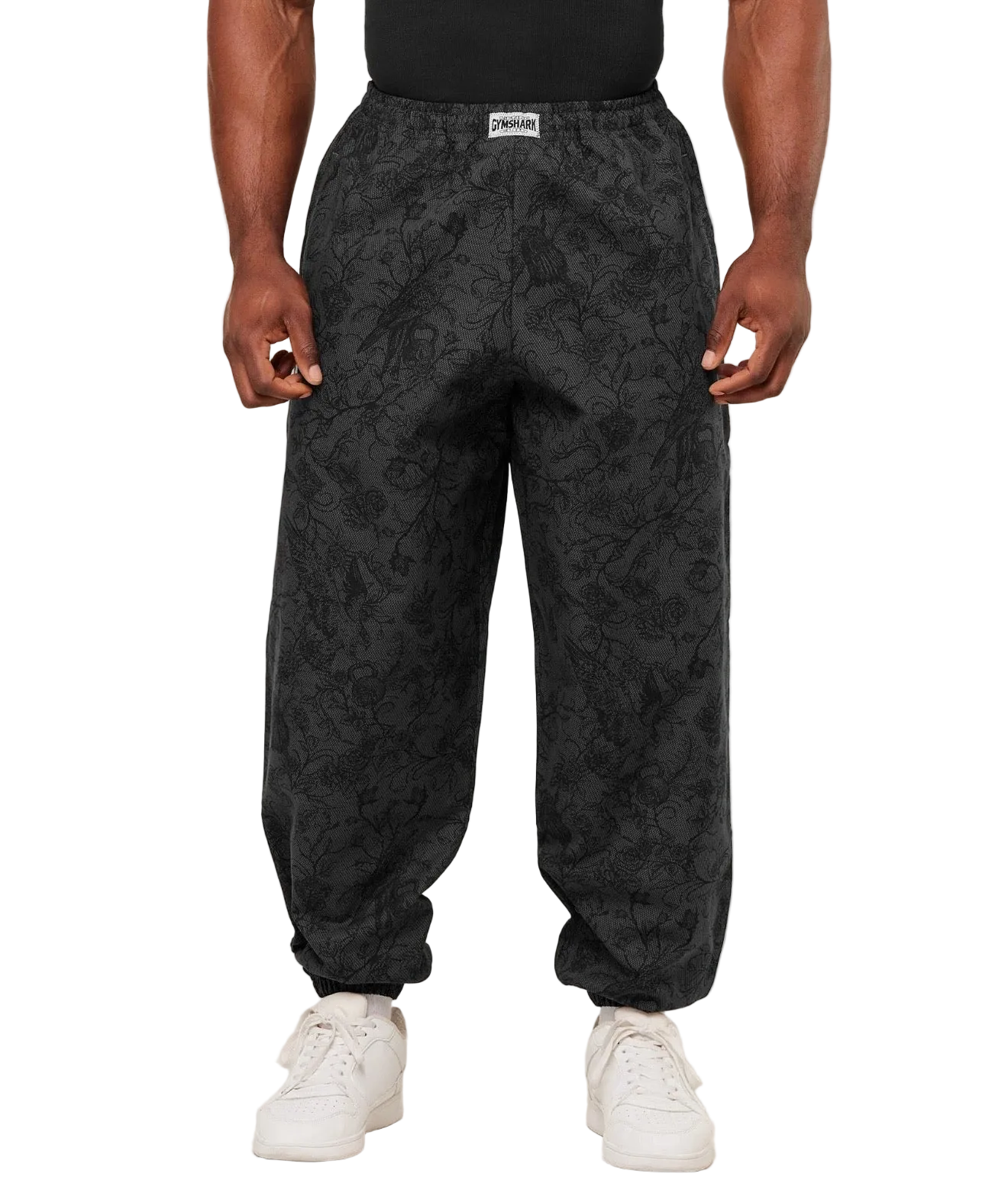 GYMSHARK PUMPER PANTS (BLACK/GREY)