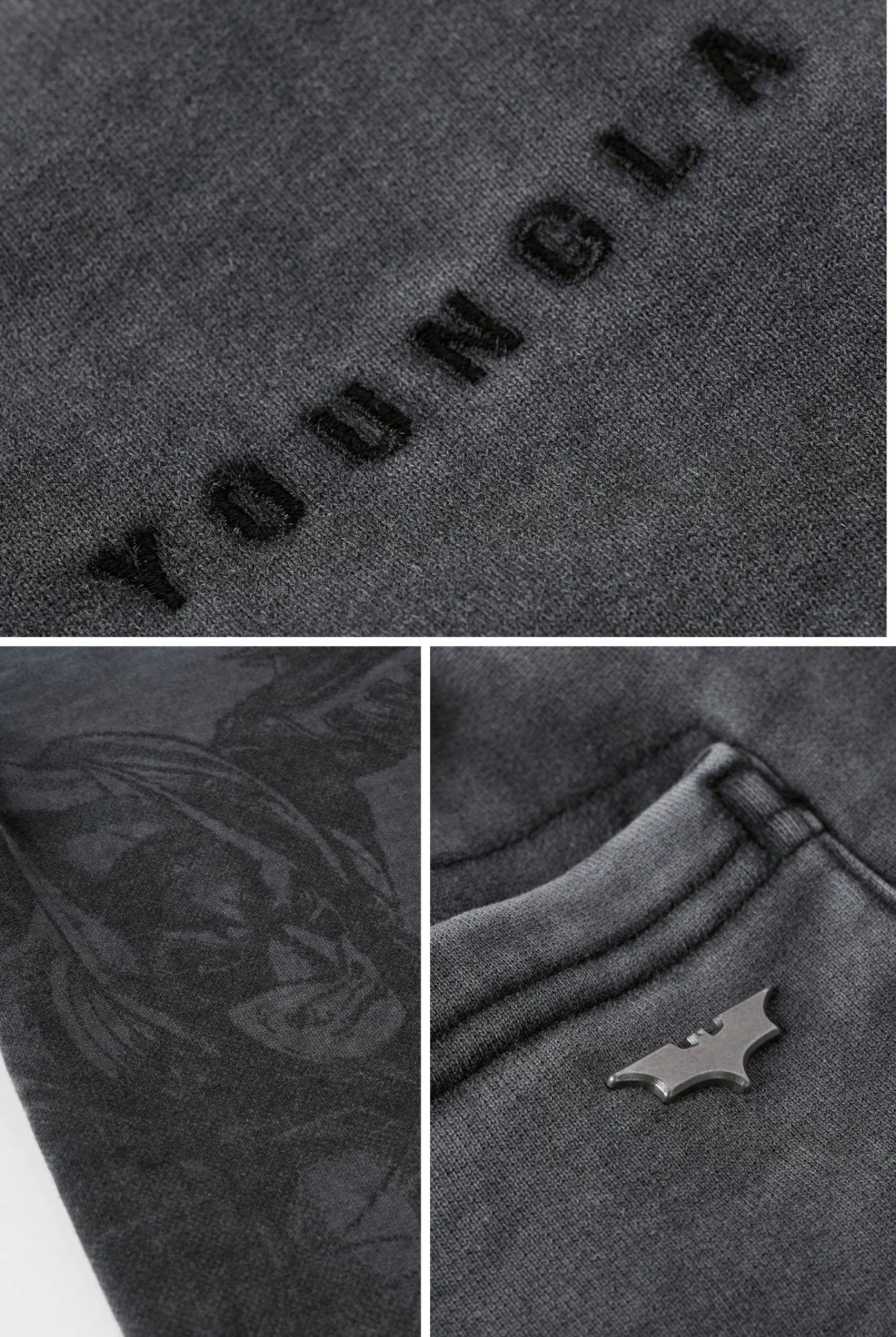 BATMAN LEGENDS JOGGERS-2158 (BATTLE BLACK)