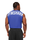 GYMSHARK POWER CUT OFF TANK (FORCE BLUE)