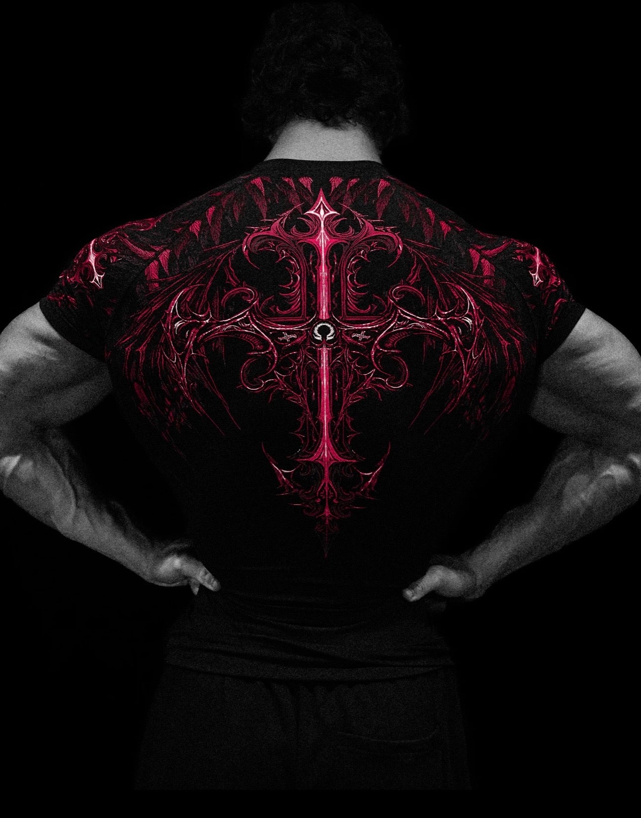 VOID TECH FALLEN KNIGHT SHORT SLEEVE COMPRESSION (RUBY)