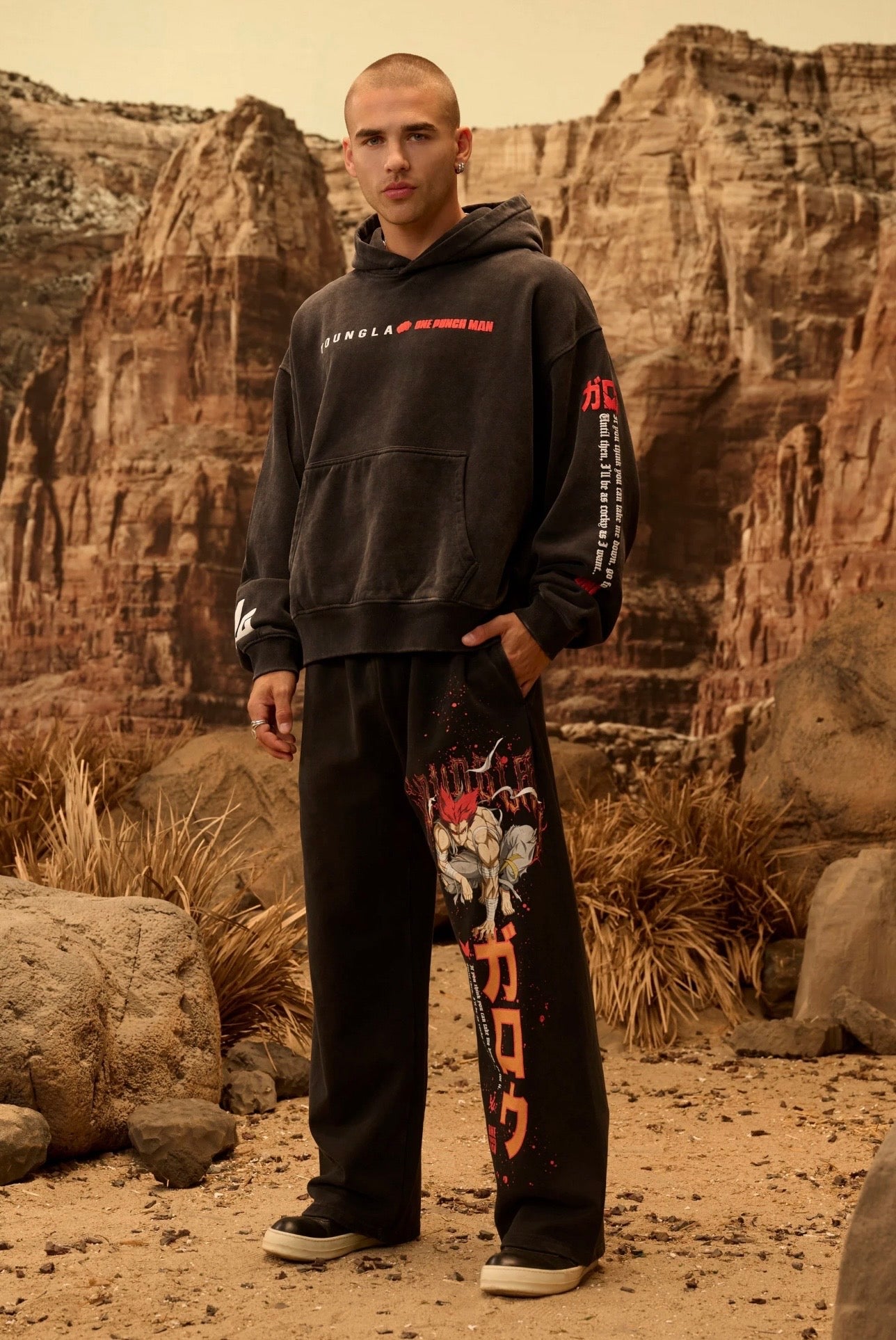 ONE PUNCH MAN SWEATS-2017 (BLOODSHOT)