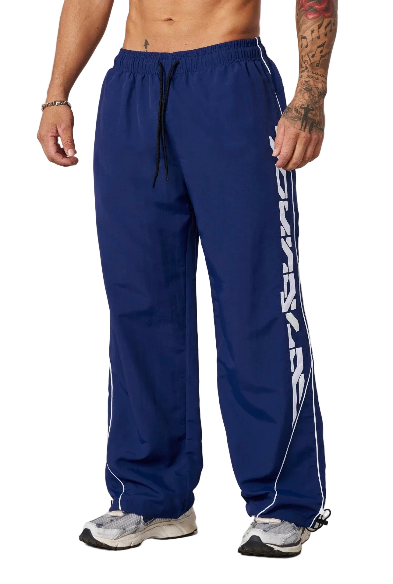 FOUNDATION TRACK PANTS-2113 (NAVY)
