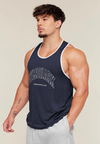 GYMSHARK COLLEGIATE TECH TANK (HEAVY BLUE)