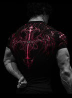 VOID TECH FALLEN KNIGHT SHORT SLEEVE COMPRESSION (RUBY)