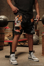 LOONEY TUNES BASKETBALL SHORTS-1098 (BLACK)