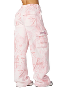 CAMO CARGO JOGGERS-W2230 (PINK)