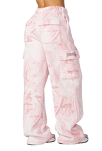 CAMO CARGO JOGGERS-W2230 (PINK)
