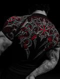 VOID TECH ARMORED SHORT SLEEVE COMPRESSION (BLOOD METAL)