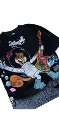 CIVIL REGIME (KRUST PUNK “SIDE BY SIDE” 199X OVERSIZED TEE IN VINTAGE BLACK)