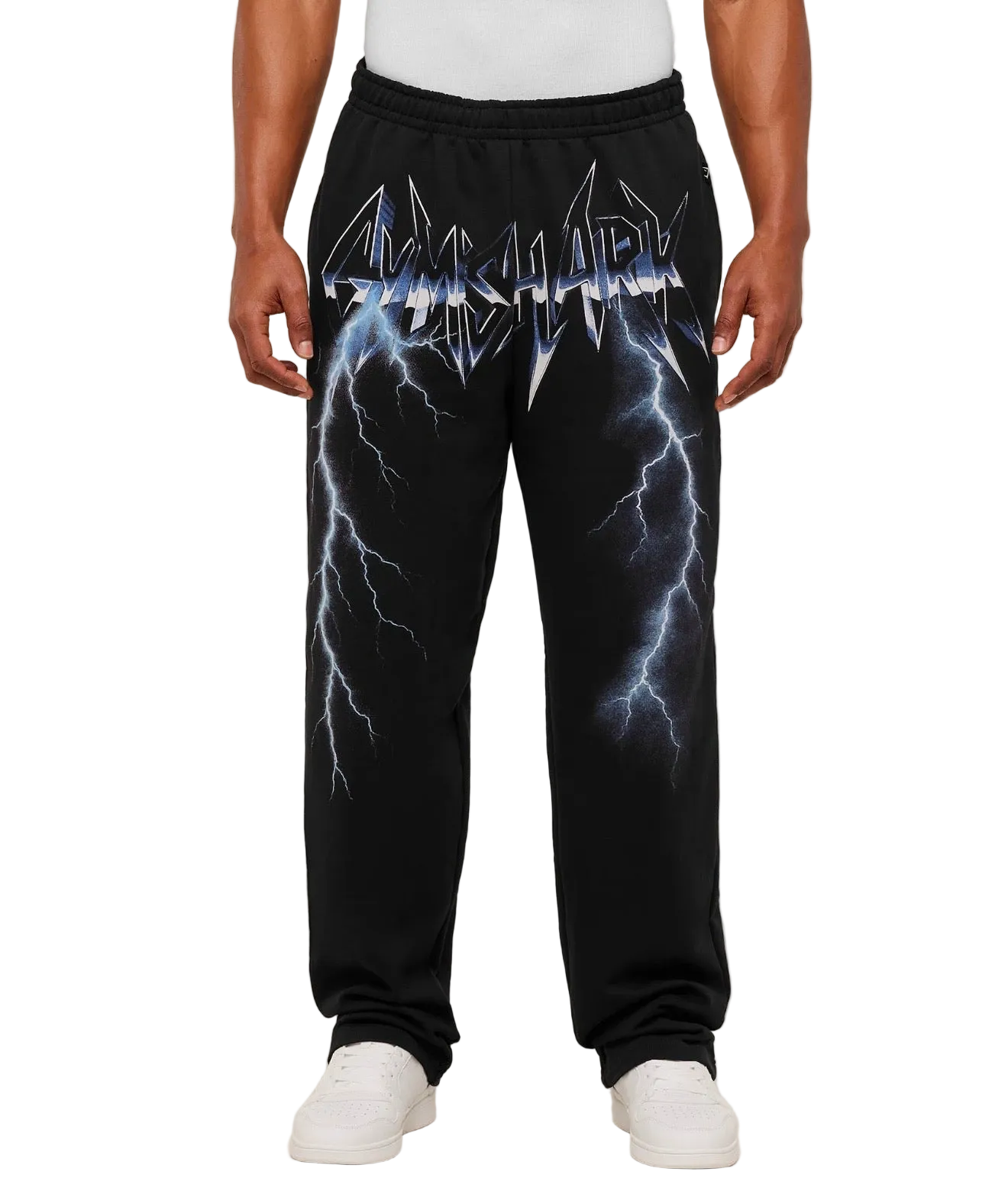 GYMSHARK EAGLE BAND STYLE GRAPHIC STRAIGHT LEG PANTS