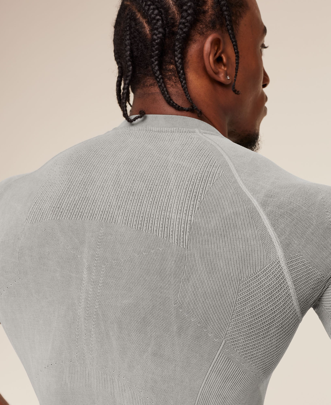 GYMSHARK CHARGE T-SHIRT (BLACK/GREY)