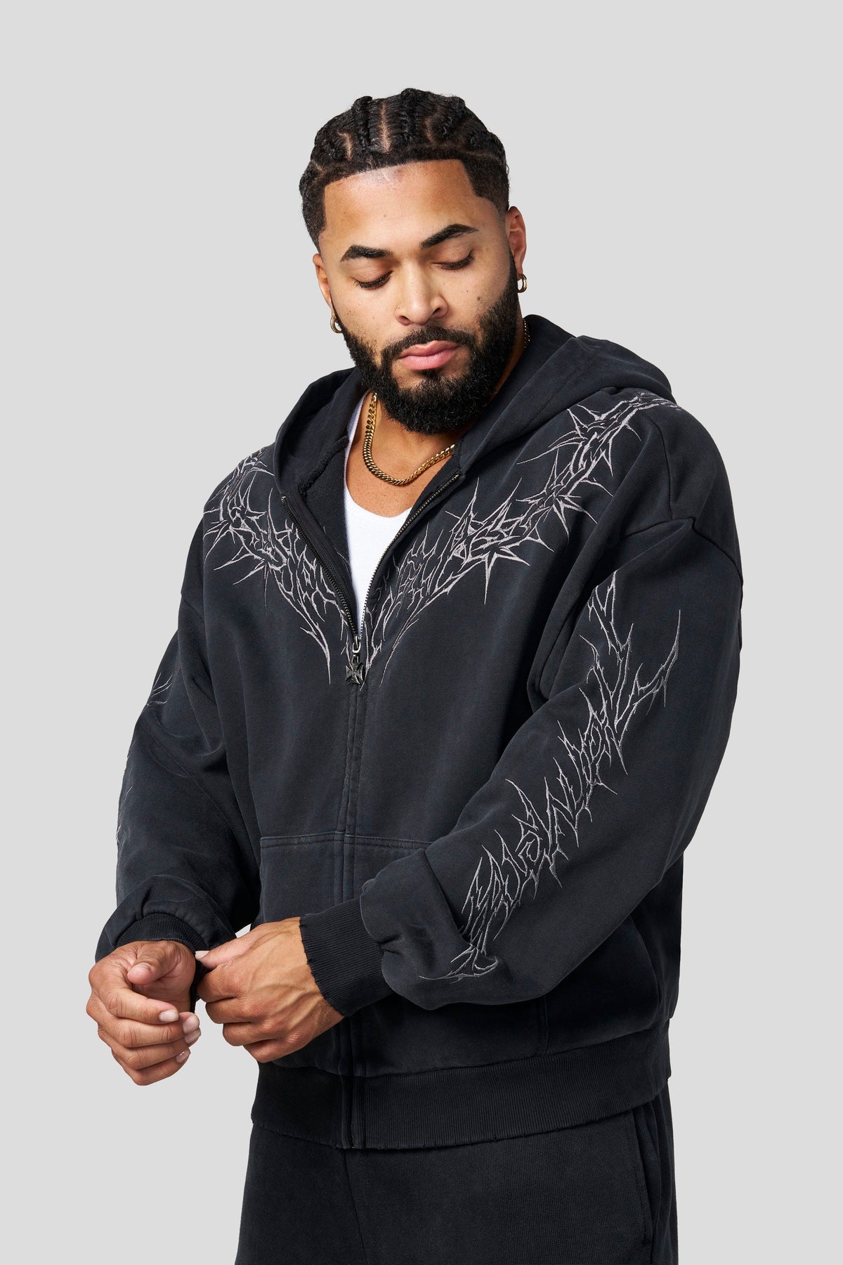 VENGANCE ZIP-UPS-5228 (BLACK WASH)