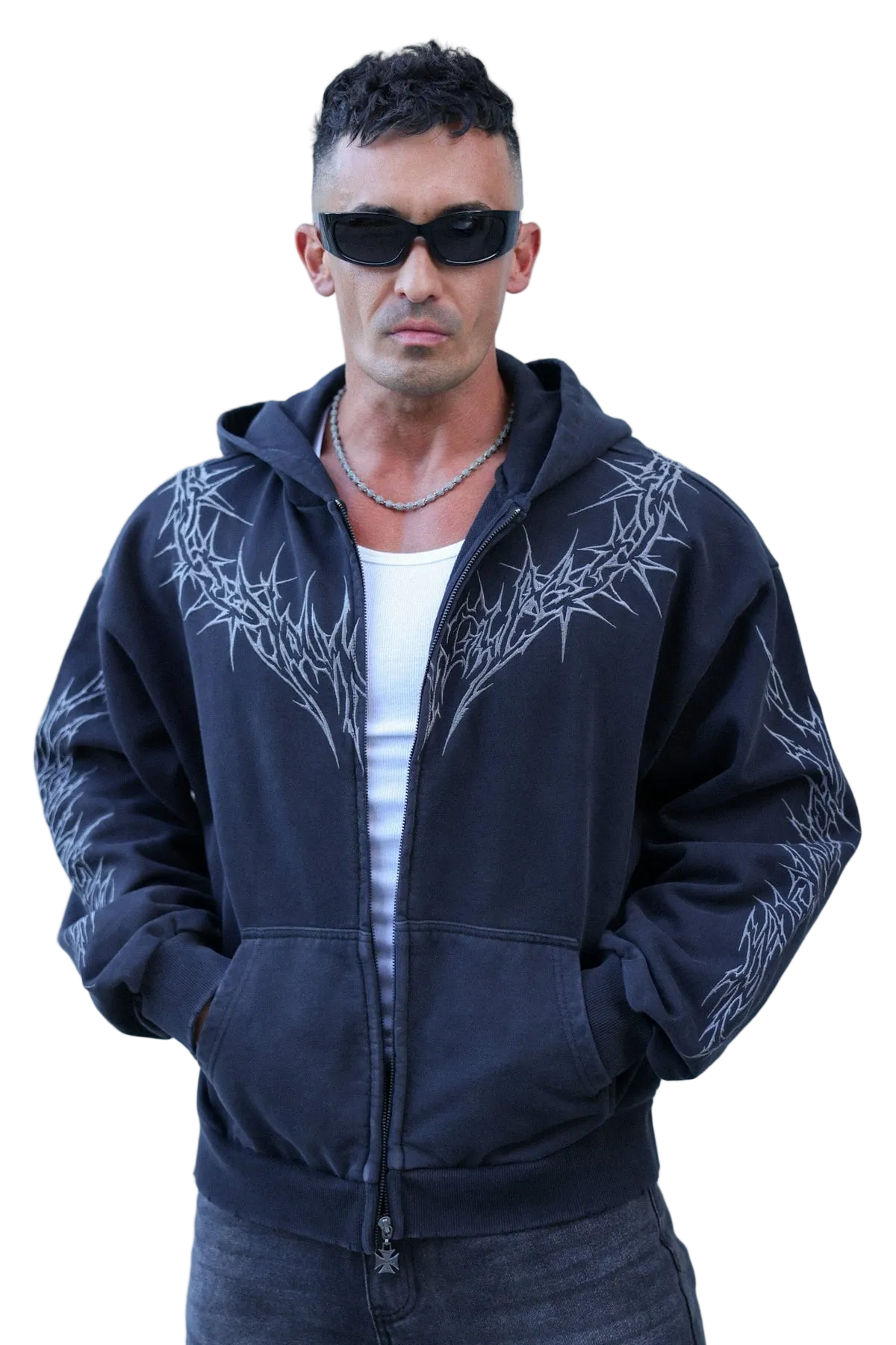 VENGANCE ZIP-UPS-5228 (BLACK WASH)