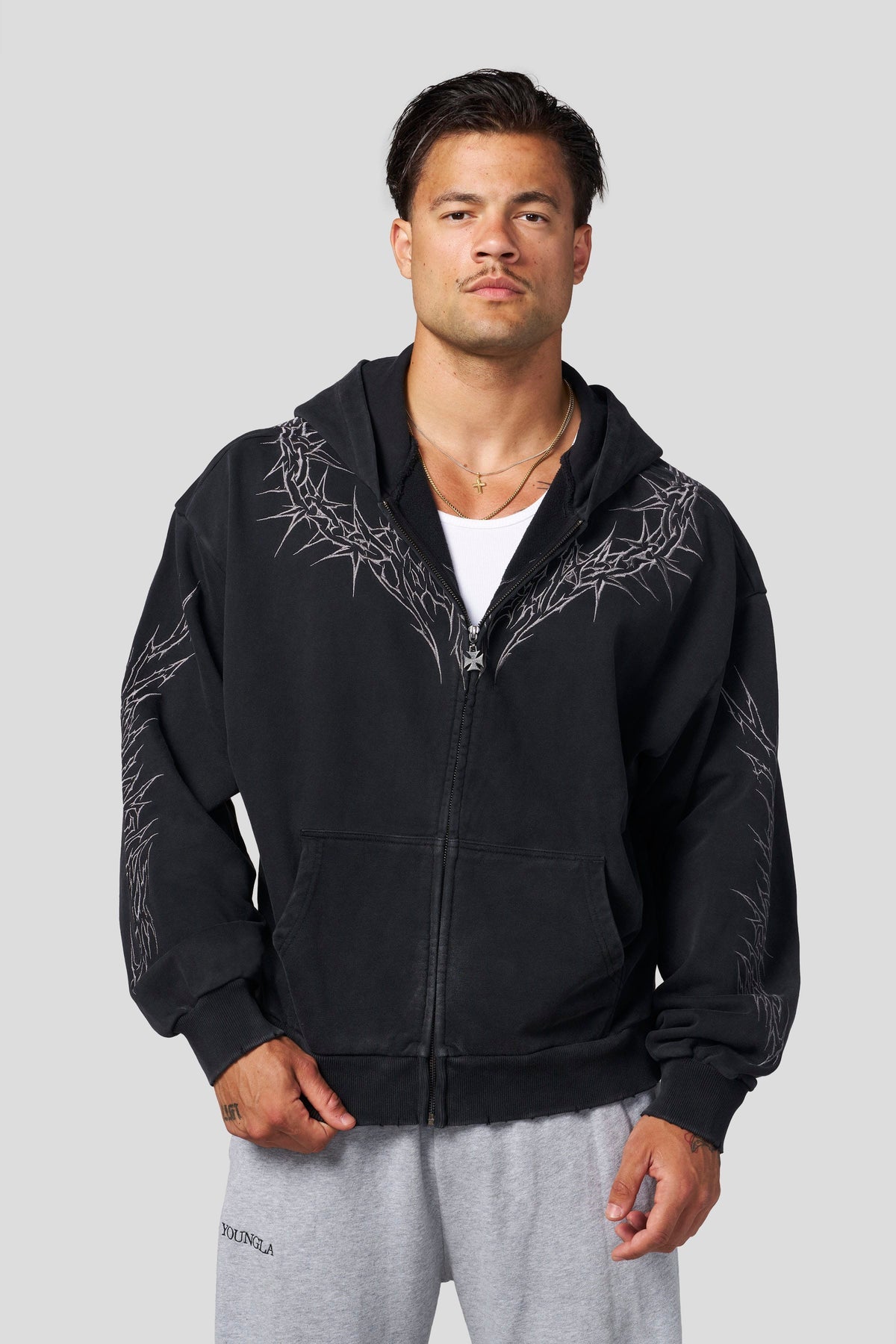 VENGANCE ZIP-UPS-5228 (BLACK WASH)